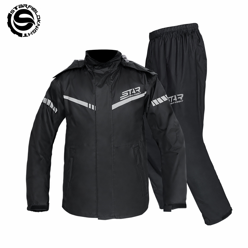 SFK Schwarzer Motorrad-Regenan – Fishing Rain Suit Bewertung und Preis